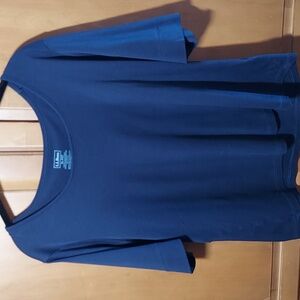 LLBean Short Sleeve T-Shirt, Size XL Petite, Navy Blue